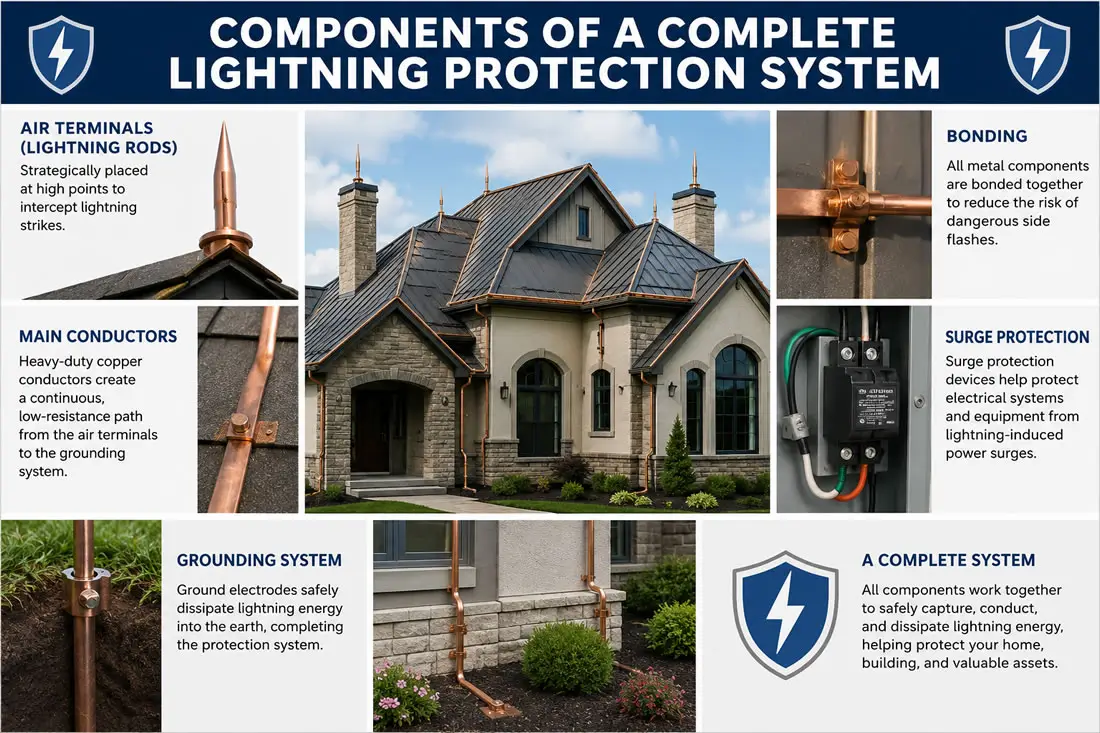 Complete Lightning Protection system