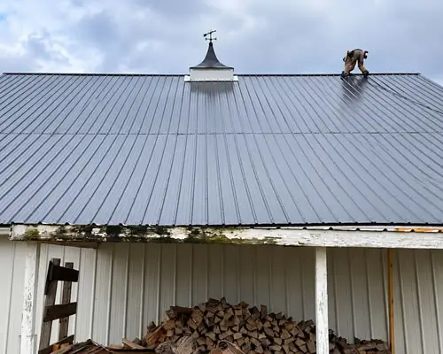 Lightning Protection on metal roof Lightning Protection on metal roof