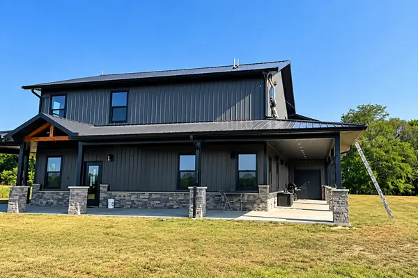 Farm house with lightning protection